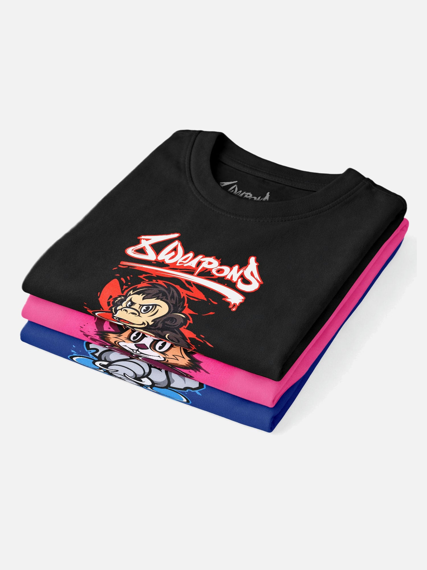 T-shirt 8 WEAPONS Joe – Nero/Rosso