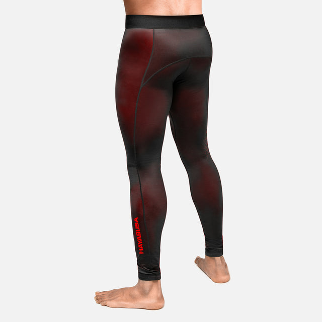 Mallas de compresión Hayabusa Geo – Rojo