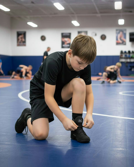 Phantom Athletics Buty zapaśnicze Tactic Dziecięce – Czarne
