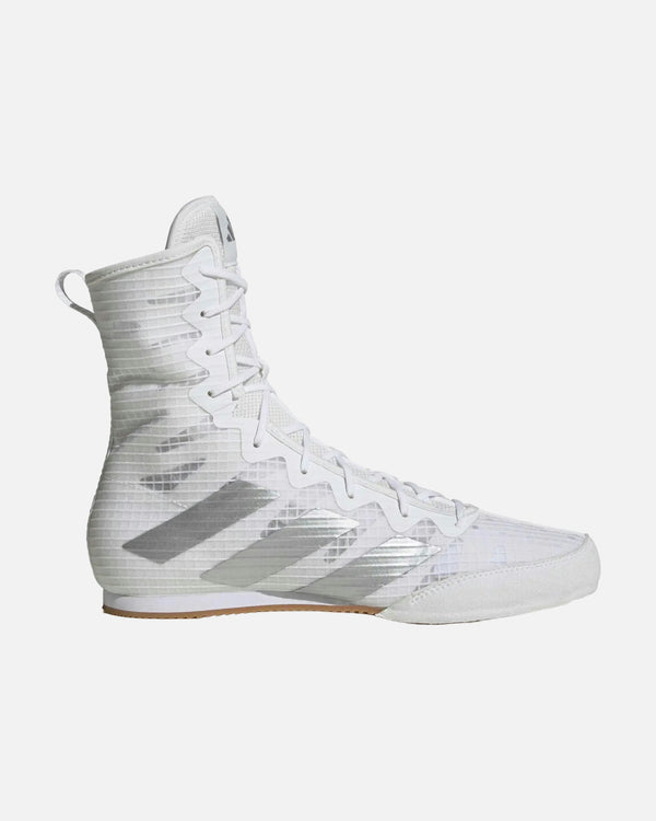 Botas de boxeo Adidas Box Hog 4 – Blanco/Plata