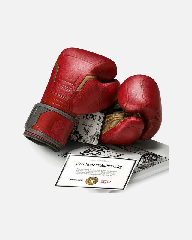 Hayabusa x Marvel Boksehandsker Iron Man - Rød/Guld