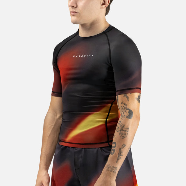 Rashguard Hayabusa Apex Nova Maniche Corte – Arancione