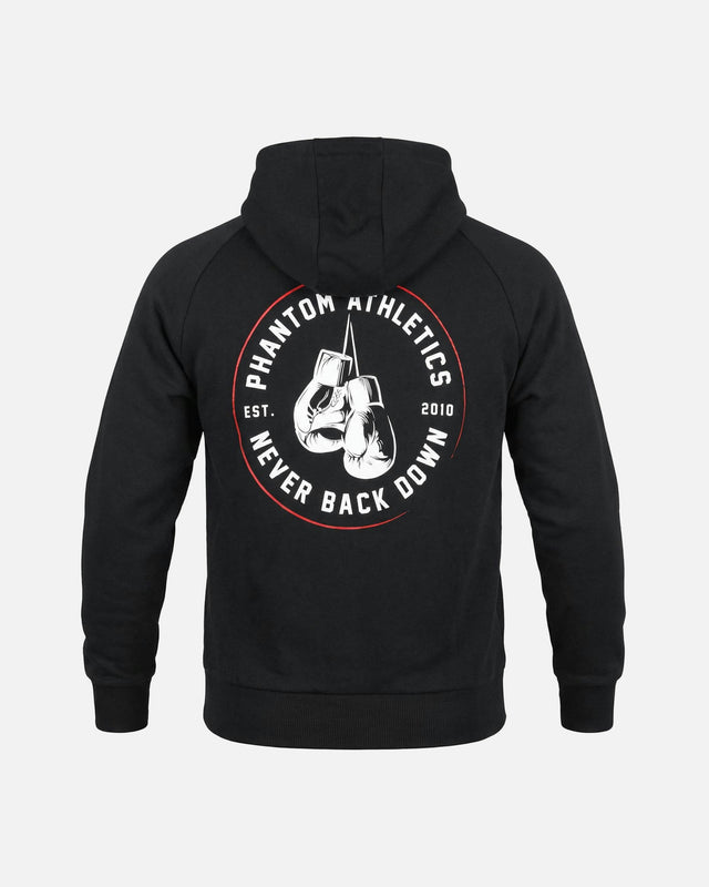 Sudadera Phantom Athletics Never Back Down – Negro