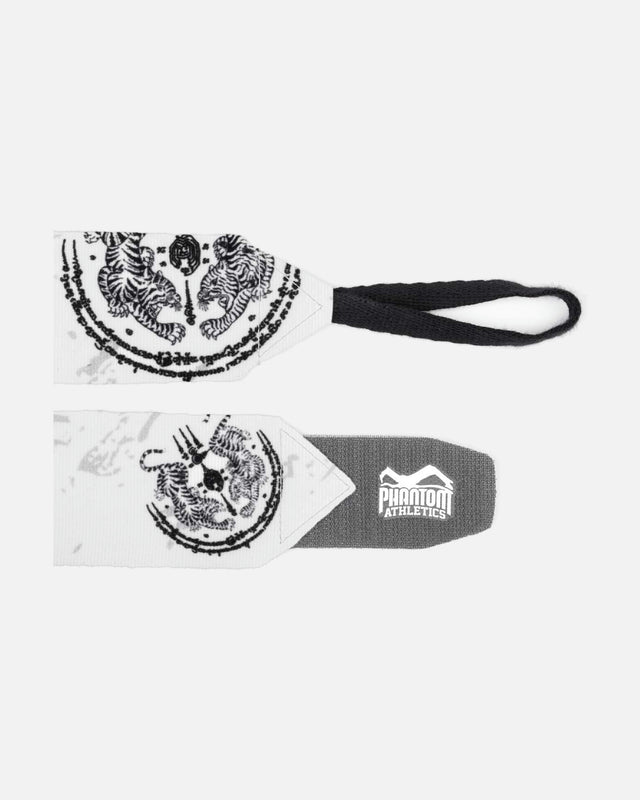 Bandaje de box Phantom Athletics Sak Yant – Alb