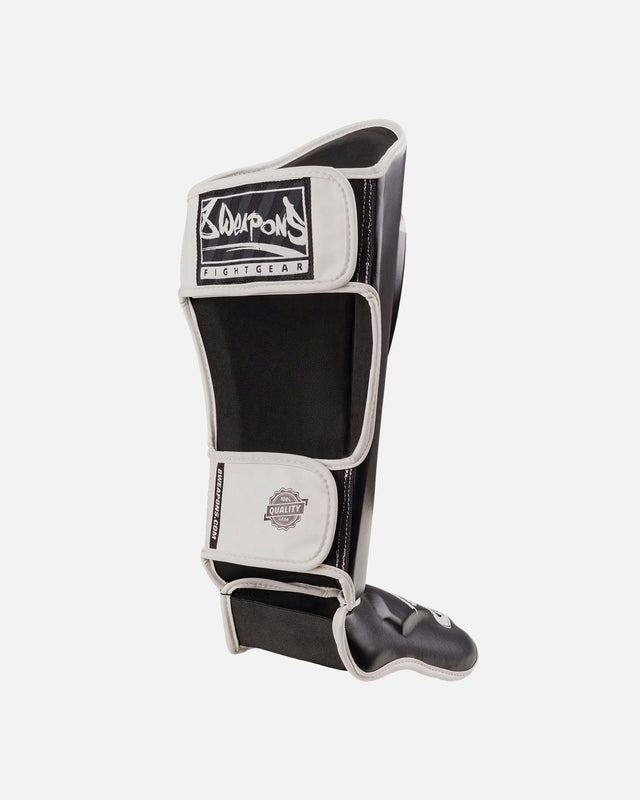 Espinilleras 8 WEAPONS Unlimited 2.0 – Negro/Blanco