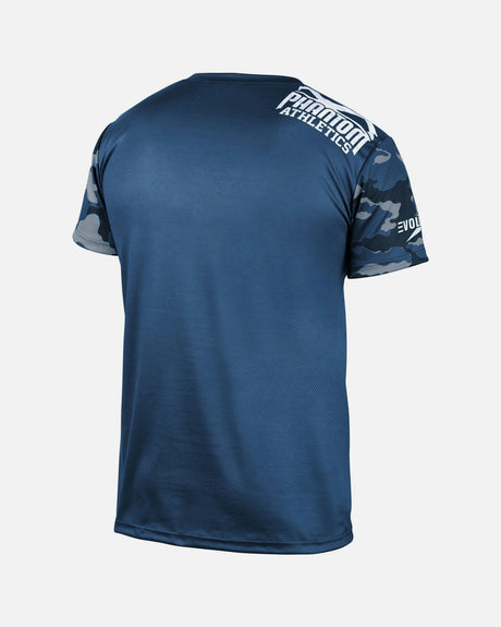 Phantom Athletics EVO Warfare Training T-shirt – Navy Blue Camo