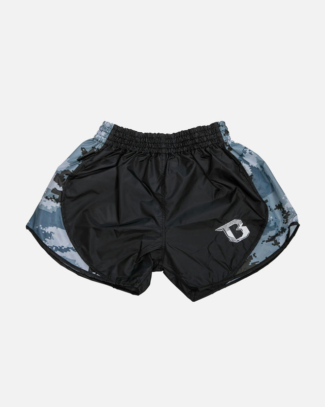 Pantaloncini Muay Thai Booster Retro Hybrid – Grigio