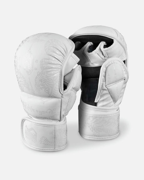 Gants de sparring MMA Phantom Athletics Muay Thai – Blanc Givré