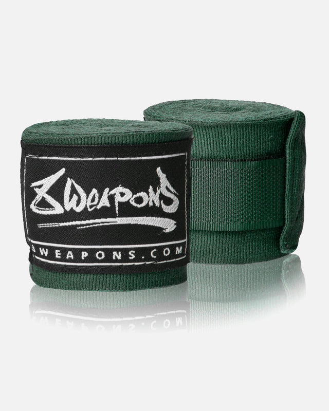 Ligaduras de boxe 8 WEAPONS – Verde-escuro