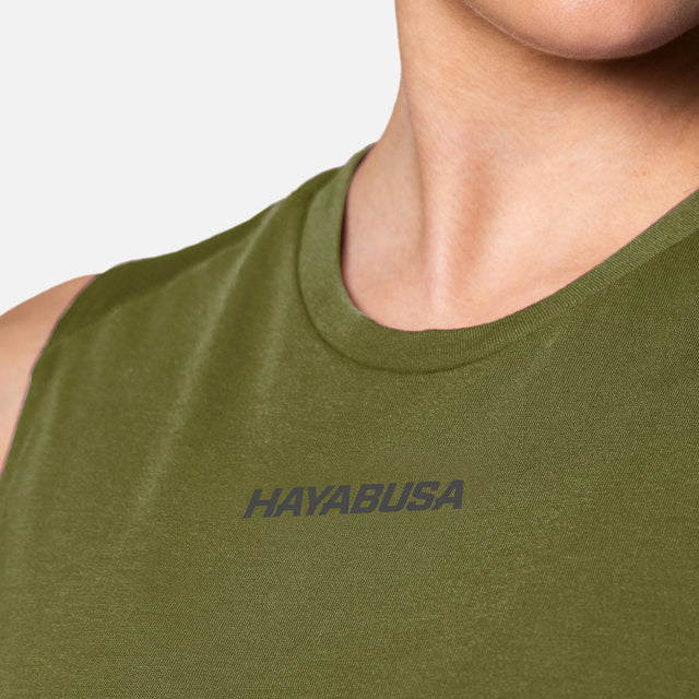 Hayabusa Tank Top Dam - Olivgrön