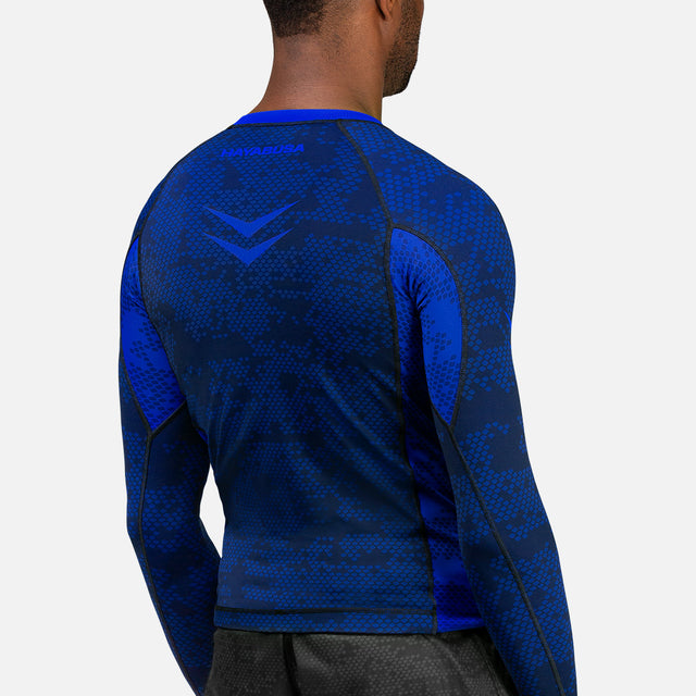Rashguard Hayabusa Ranked Maniche Lunghe – Blu