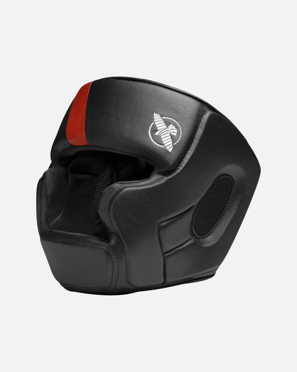 Casco de boxeo Hayabusa T3 – Negro/Rojo