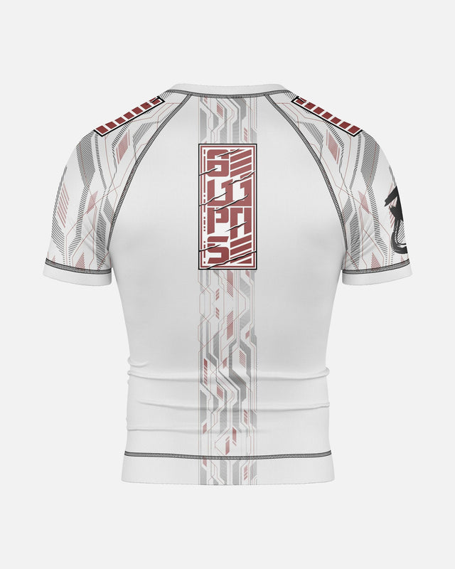 8 WEAPONS Rashguard Samurai 2.0 - Hvid/Rød