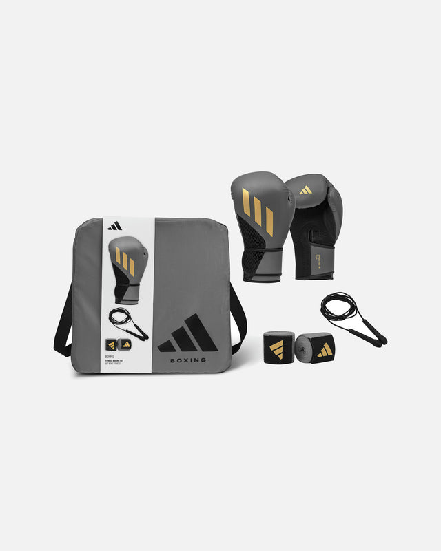 Guantoni da boxe Adidas Fitness Boxing Kit 12oz – Grigio