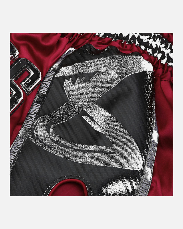 Pantalones de Muay Thai 8 WEAPONS Carbon – Rojo