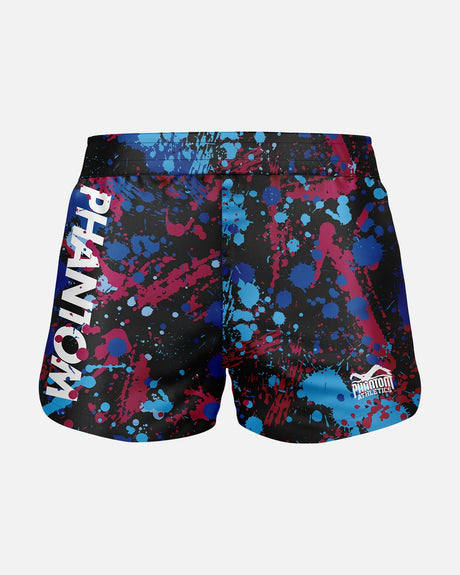 Phantom Athletics MMA Shorts Fusion Splatter – Blue