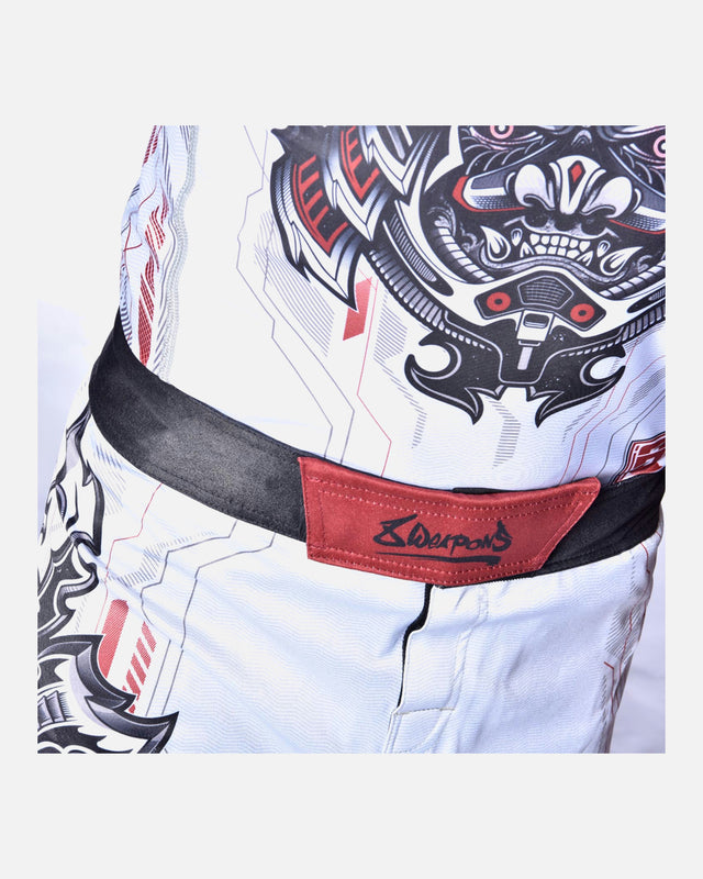 8 WEAPONS Rashguard Samurai 2.0 - Hvid/Rød