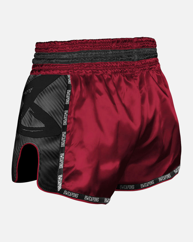 Pantalones de Muay Thai 8 WEAPONS Carbon – Rojo
