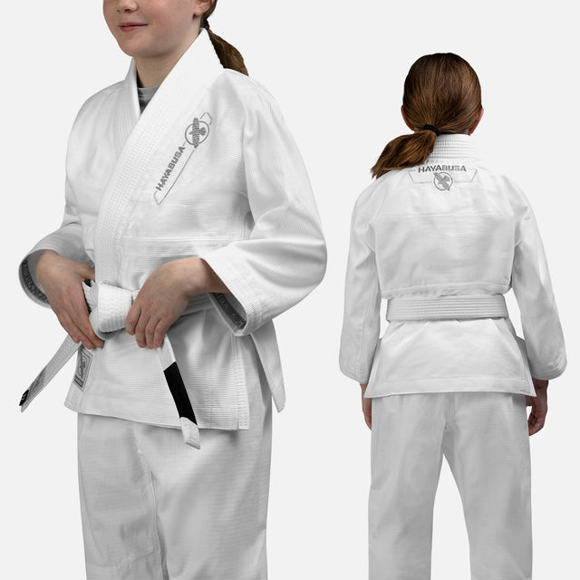 Kimono BJJ Hayabusa Essential Dziecięce – Białe
