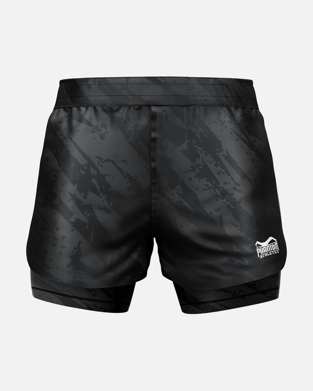 Phantom Athletics MMA-shorts Fusion 2in1 Camo Tiger – Grå