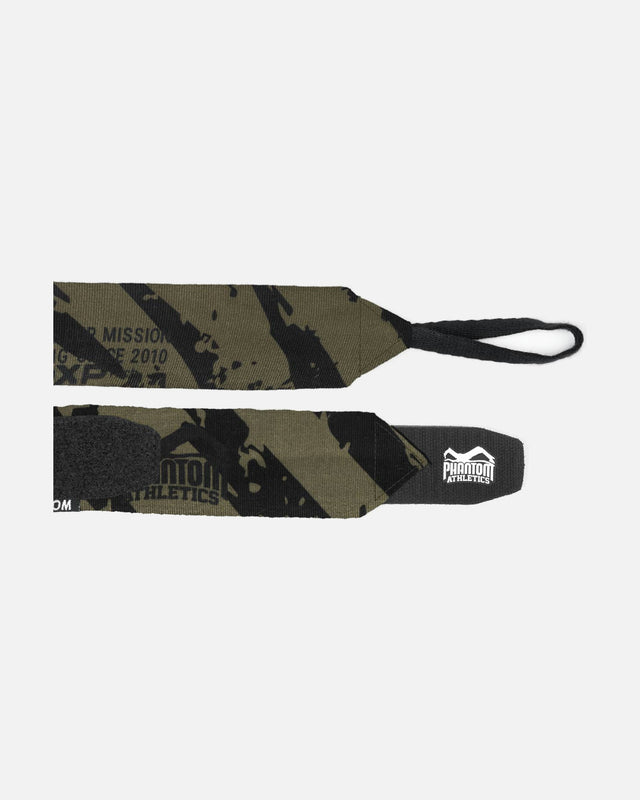 Bende da boxe Phantom Athletics Camo Tiger – Verde