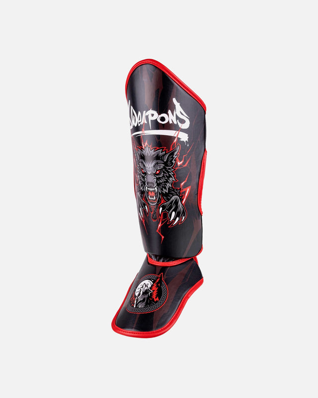 Paratibie 8 WEAPONS Beastial Wolf – Nero/Rosso