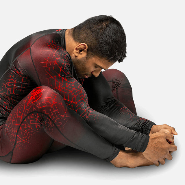 Mallas de compresión Hayabusa Geo – Rojo