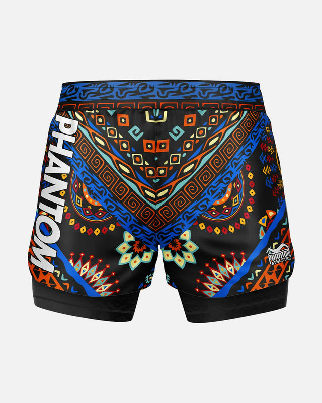 Pantaloni scurți MMA Phantom Athletics Fusion 2in1 Hakuna Matata – Multicolor