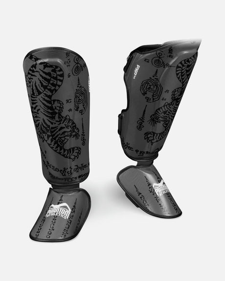 Phantom Athletics Shin Guards Muay Thai – Grey