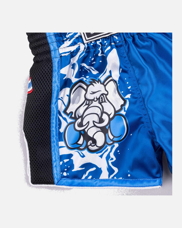 8 WEAPONS Muay-Thai-Shorts Jipe – Blau