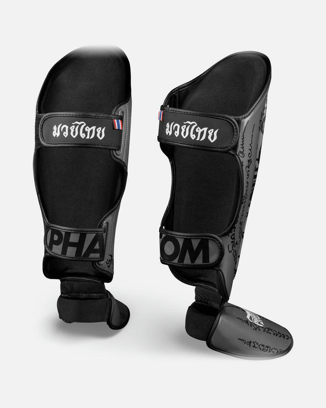 Phantom Athletics Shin Guards Muay Thai – Grey