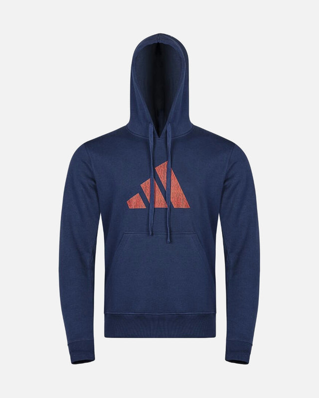 Adidas Hoodie Perfo Script Graphic - Modrá