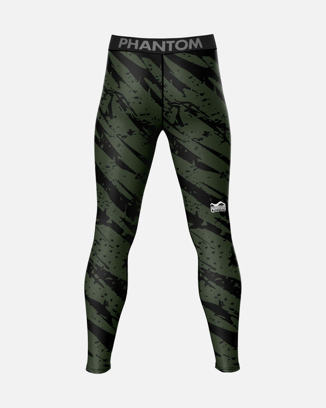 Phantom Athletics Compression Shorts & Spats Camo Tiger – Army Green