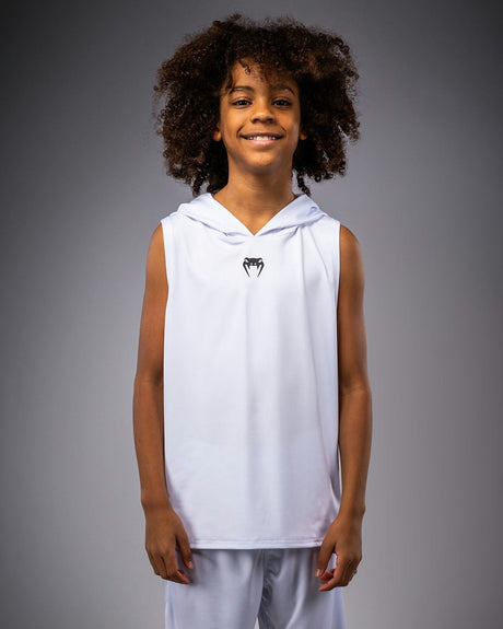 Sudadera sin mangas Venum Elite Niños - Blanco