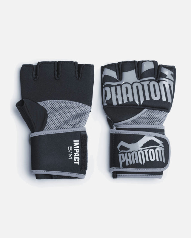 Bandes de boxe Phantom Athletics Impact Neopreen Gel – Noir/Gris