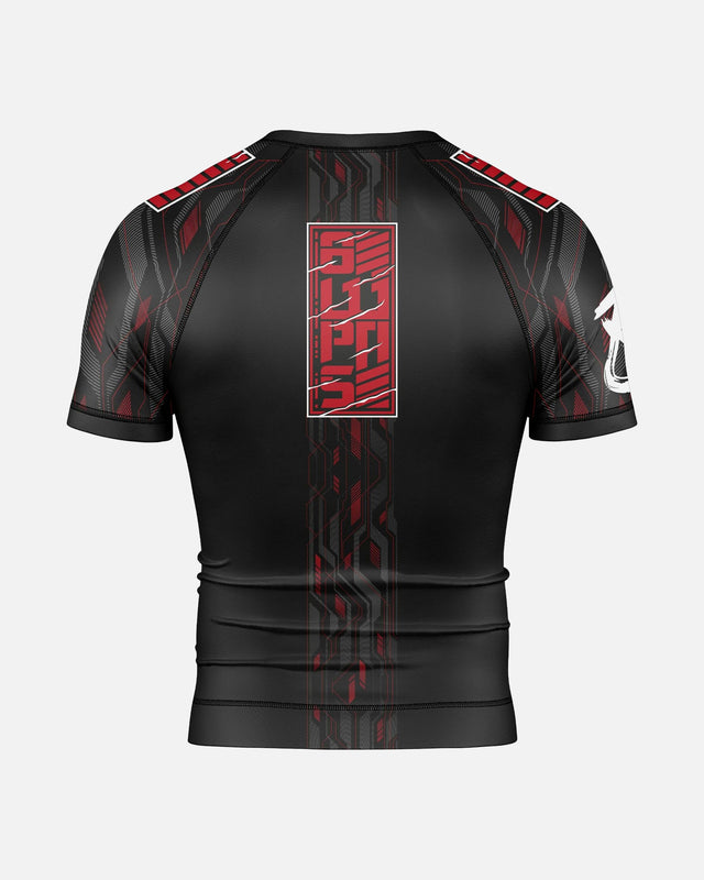 8 WEAPONS Rashguard Samurai 2.0 – Sort/Rød