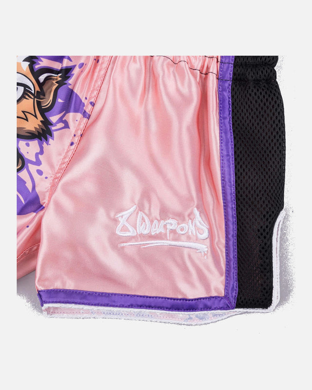 8 WEAPONS Muay-Thai-Shorts Jenny – Roze