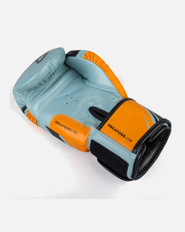 8 WEAPONS Boxningshandskar Shift – Isgrå/Orange