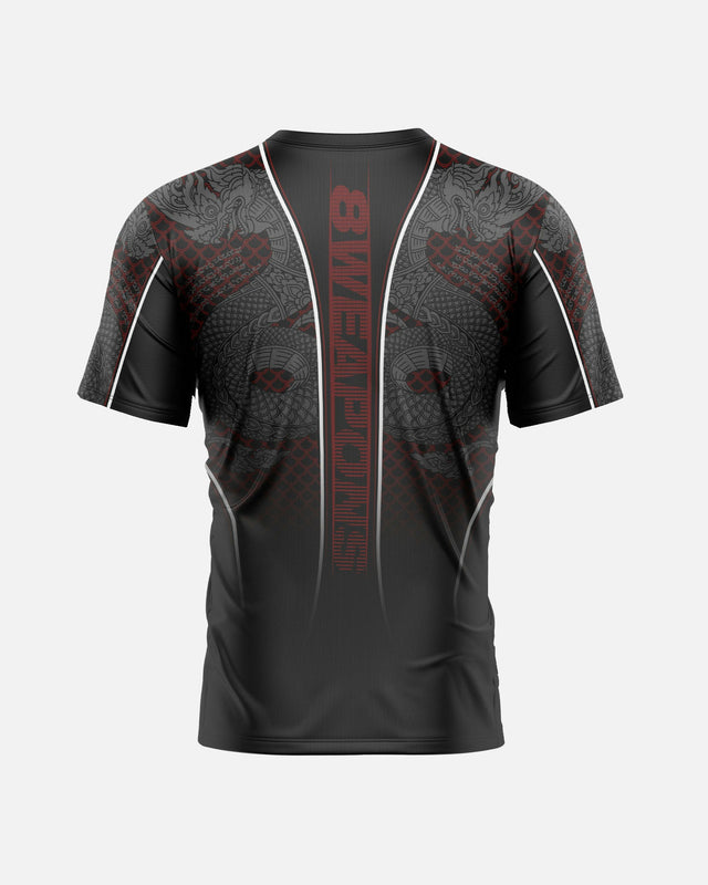 T-shirt fonctionnel 8 WEAPONS Naga Yant – Noir/Rouge