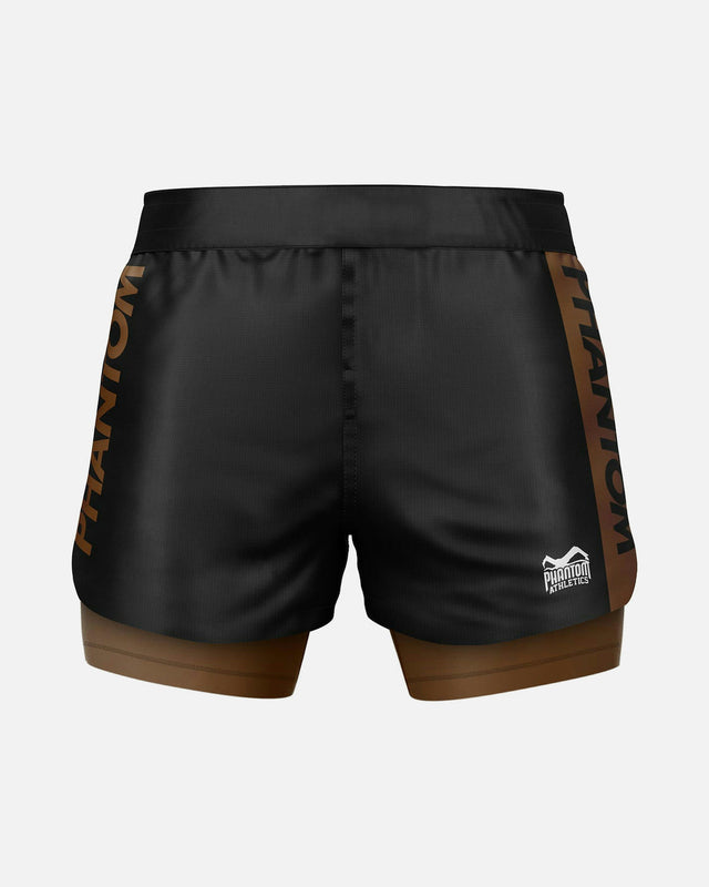 Phantom Athletics Compressie Shorts Fusion-R 2in1 Ranked - Bruin