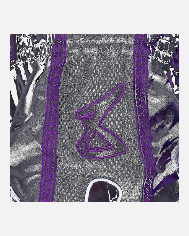 8 WEAPONS Muay Thai shorts Beastial Panther – Sort/Lilla