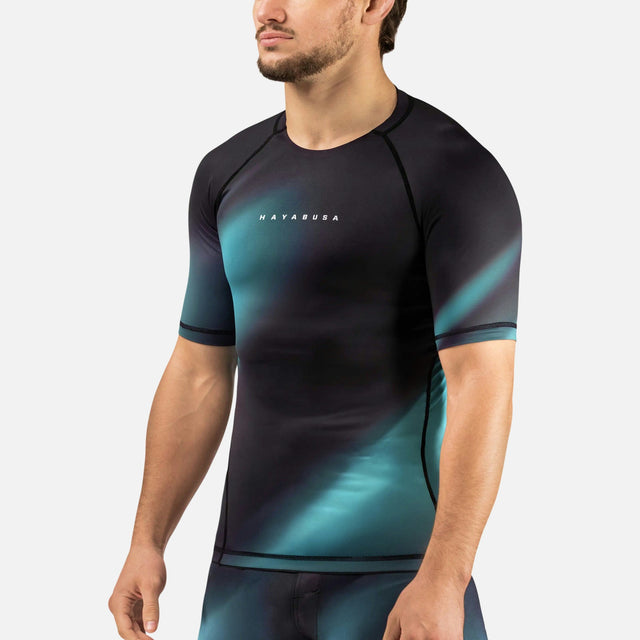 Rashguard Hayabusa Apex Nova Manches Courtes – Turquoise