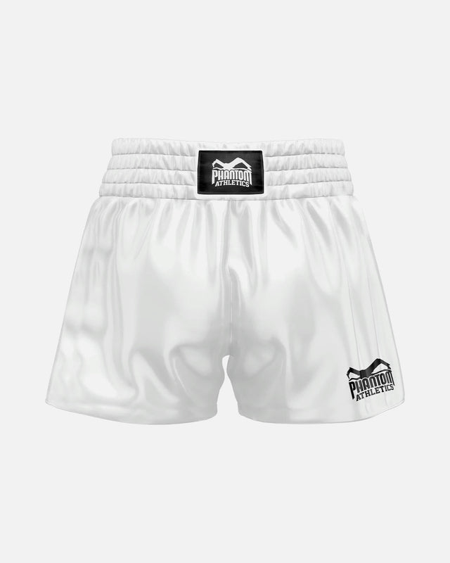 Pantaloncini Muay Thai Phantom Athletics Team – Bianco