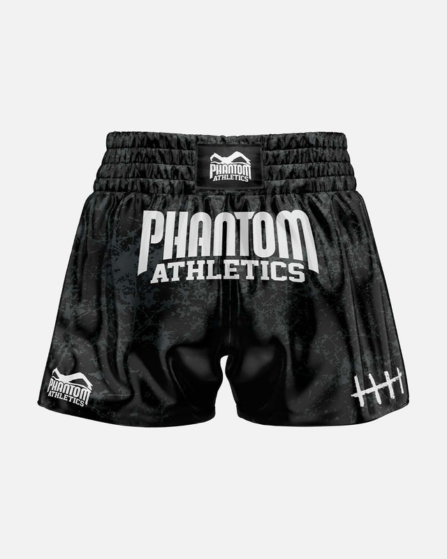 Shorts de Muay Thai Phantom Athletics Serious – Noir