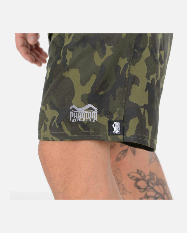 Pantaloncini da allenamento Phantom Athletics Shadow – Leger Camo