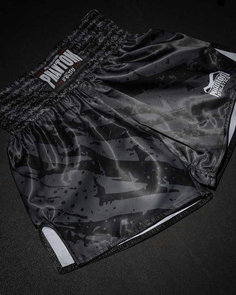 Pantaloncini Muay Thai Phantom Athletics Tiger Camo – Grigio
