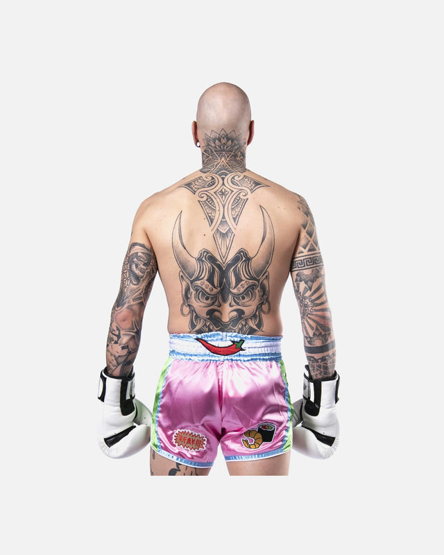 Pantaloncini Muay Thai 8 WEAPONS Yummy – Rosa