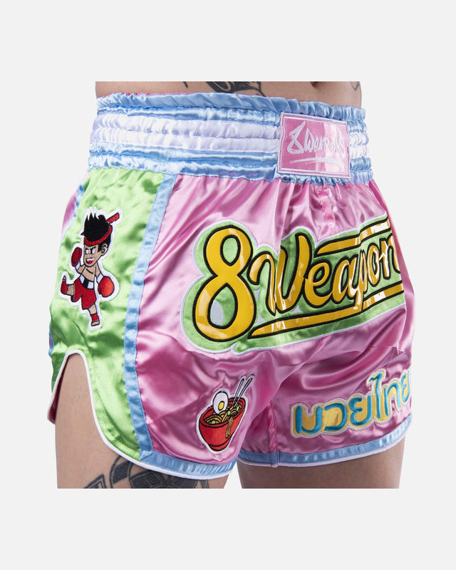 Pantaloncini Muay Thai 8 WEAPONS Yummy – Rosa
