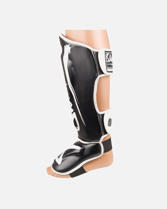 Espinilleras 8 WEAPONS Unlimited 2.0 – Negro/Blanco