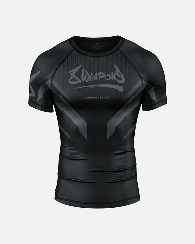 Rashguard 8 WEAPONS Shift – Negru Mat